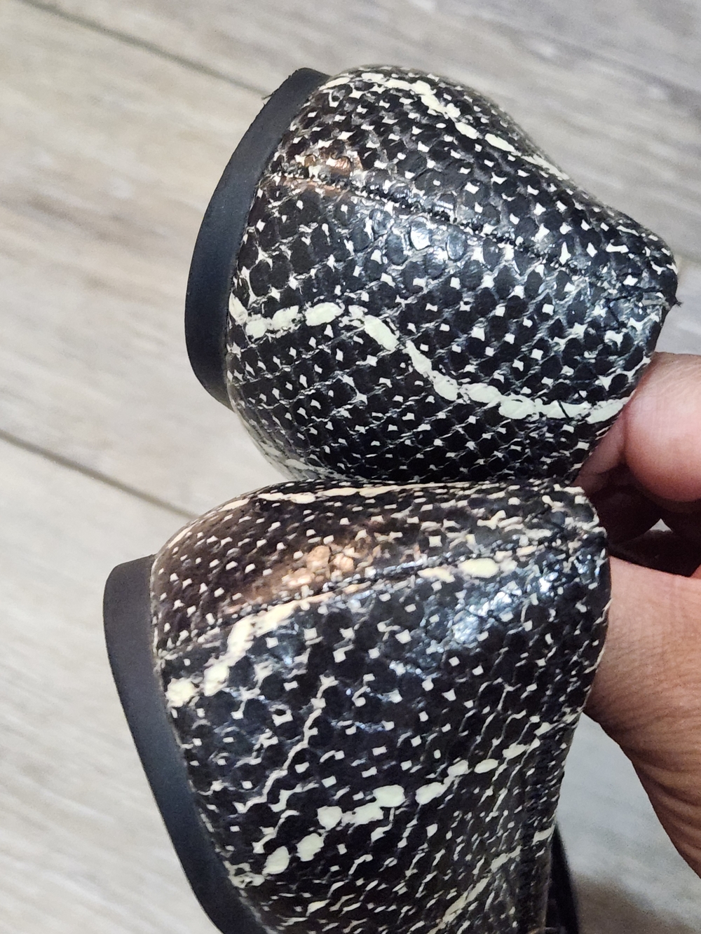 Tory Burch Reva Mojave Print Snake Skin Ballet Flat in size 8.5 - Picture 4 of 7